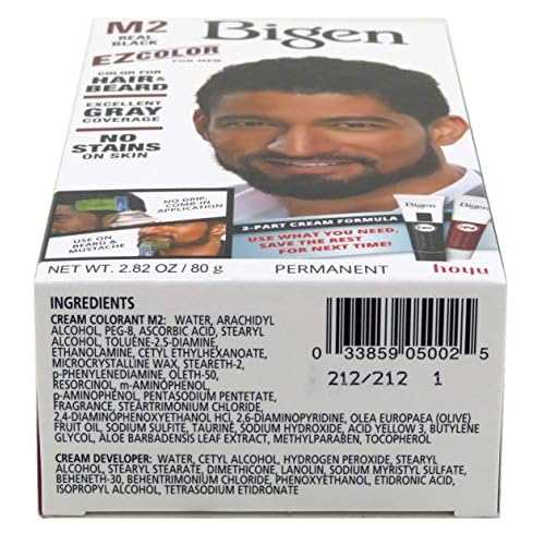 Bigen Ez Color For Men M2 Real Black Kit (Pack of 3)