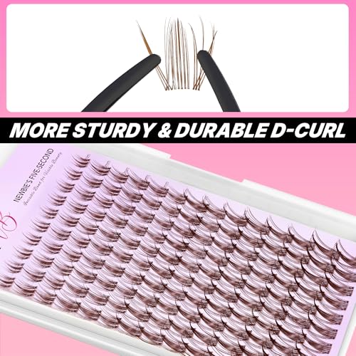 Brown Wispy Lash Clusters Kit - DIY Eyelash Extensions