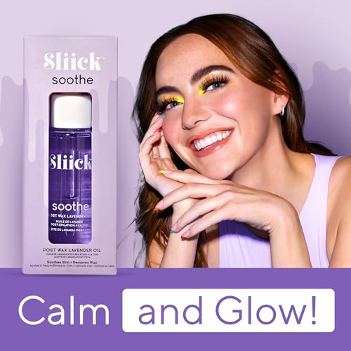 Sliick Lavender After-Wax Soothing Oil, 1 oz | Post-Wax Skin Calming Care