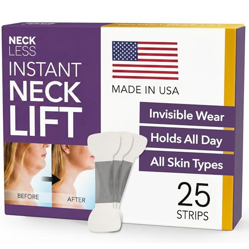Face Lift Strips - Instant Jawline & Neck Lift Tape, 25 Ct