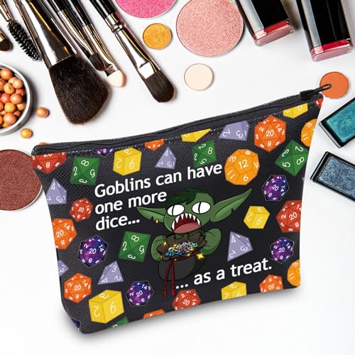 JNIAP Waterproof Makeup Bag for RPG Gamers - Dice Game Gift Pouch