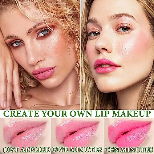 Aloe Vera Color Changing Lipstick Set - 5 Pc Long Lasting Moisturizing Lip Balm