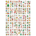30 Sheets Christmas Temporary Tattoos for Kids