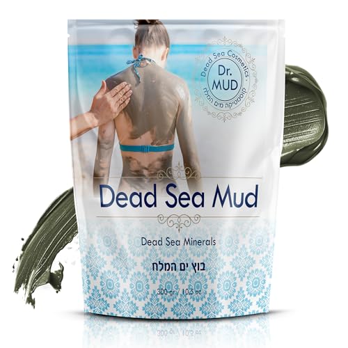 Dead Sea Mud Body Mask - 10.5 Oz Black Clay Detox Treatment