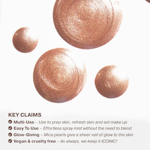 ICONIC LONDON Prep-Set-Glow Makeup Setting Spray 4.22 Fl Oz