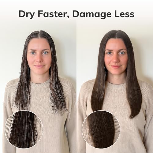 Nano Ceramic Ionic Round Brush 1.7" for Blow Drying & Styling