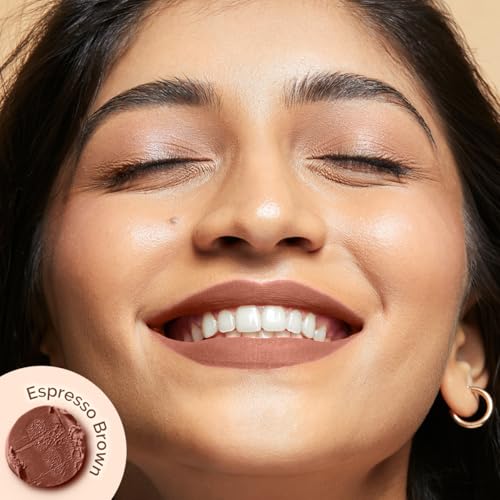Mamaearth Moisture Matte Lipstick (05 - Espresso Brown) | Infused with Vitamin E | 12-Hour Long Stay & 8-Hour Moisture Lock | Cruelty-Free & Smudge-Proof | 0.07 Oz/2g