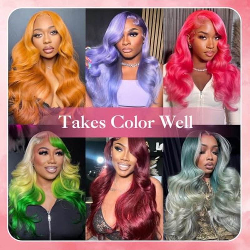 Dapanji 20 Inch 613 Body Wave Lace Front Wig - 200% Density Human Hair