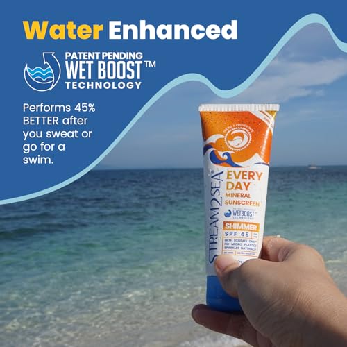 Stream2Sea Shimmer Reef-Safe SPF 45 Mineral Sunscreen (Variation: Shimmer)