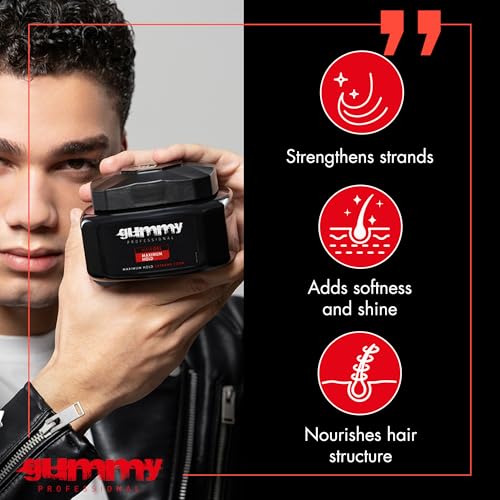Gummy Professional Hair Gel – Strong Hold Styling Gel, 700ml