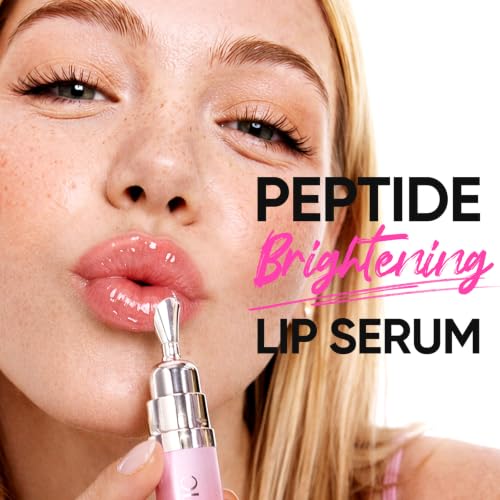 SKINTIFIC Brightening Lip Serum, Hydrating, Plumping & Glossing