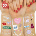 xo, Fetti 50 Iridescent Temporary Tattoos - Birthday Party Favors