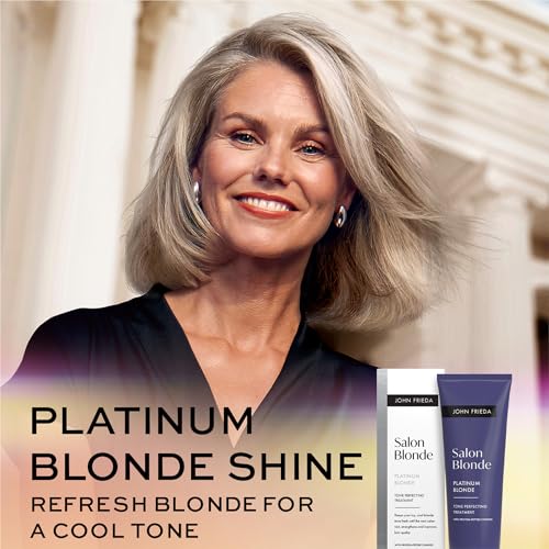 John Frieda Platinum Blonde Toner Treatment, 4 fl oz