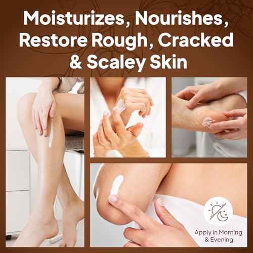 Pumice Valley Foot Cream for Dry Cracked Heels and Feet - Natural Moisturizer, Corn, Calluses Treatment - Skin, Body Lotion, Urea, Shea Butter, Jojoba Oil, Vitamin E 1.7 Oz