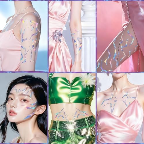 Temporary Tattoo Stickers - Waterproof Laser Heat-Transfer Body Art