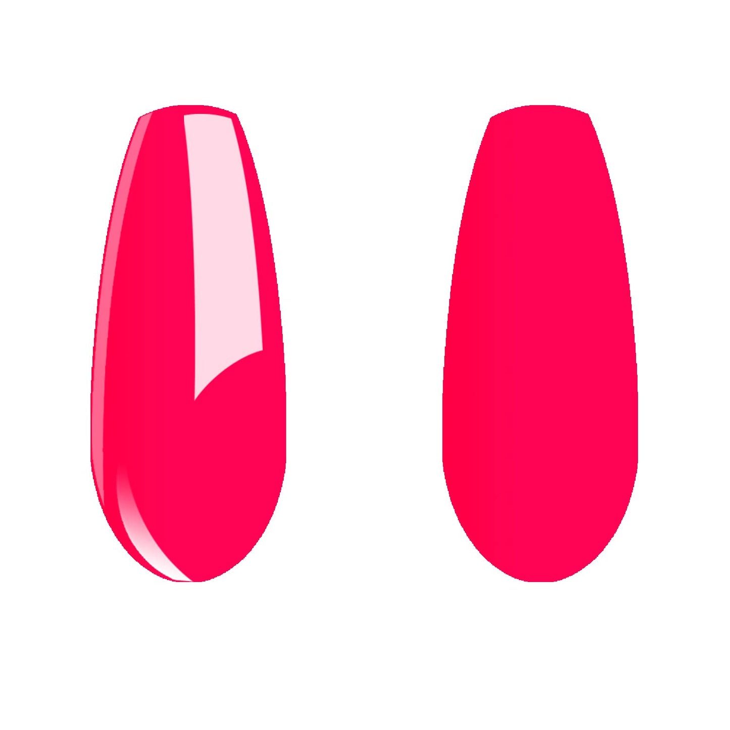 Vishine Nail Gel Polish, 15ml Soak Off Nail Gel Polish Nail Art Manicure Salon DIY at Home Long-lasting - Hot Rose Pink 15ml #2033