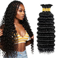 32 Inch Blonde Braiding Hair 613 Deep Wave 3 Bundles