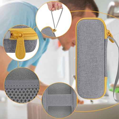 Aenllosi Hard Case Compatible with Microtouch Solo Titanium, Microtouch Beard & Body Razor Organizer (Case Only)
