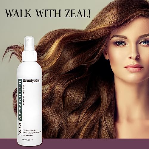 Brandywine Wig Detangler Spray - Leave-In Conditioner for Synthetic & Human Hair