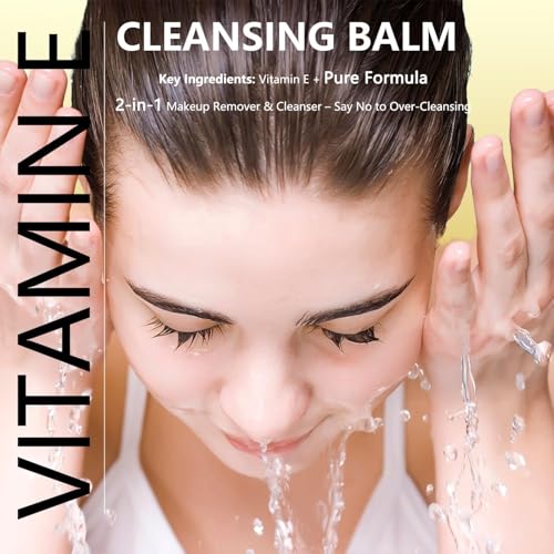 Vitamin E Cleansing Balm 3oz – Waterproof Makeup Remover