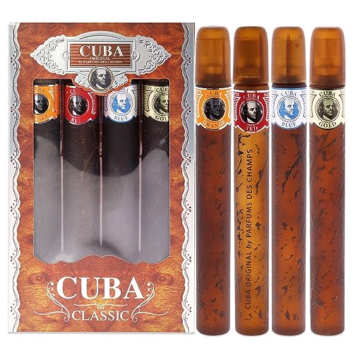 Cuba by Cuba for Men Gift Set - 4 Count Eau de Toilette