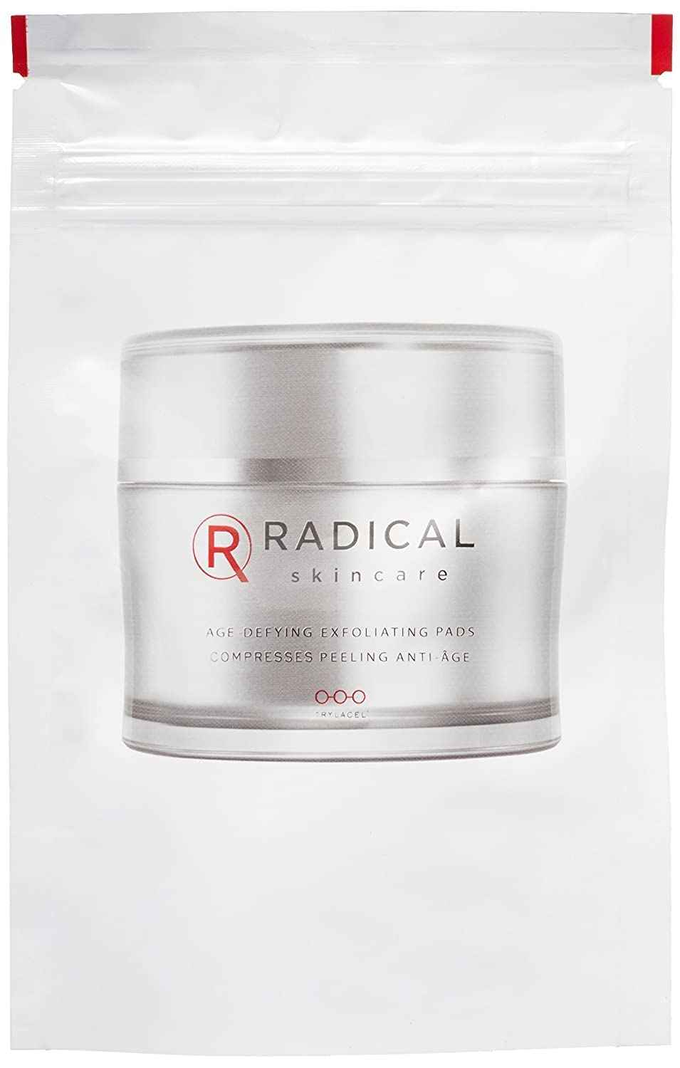 Radical Skincare Age Defying Exfoliating Pads Removes Dead Skin, Evens and Brightens Skin Tone for Radiant Glow | For All Skin Types Including Sensitive Skin | Paraben & Cruelty Free (15 Pads, 2 Pack)
