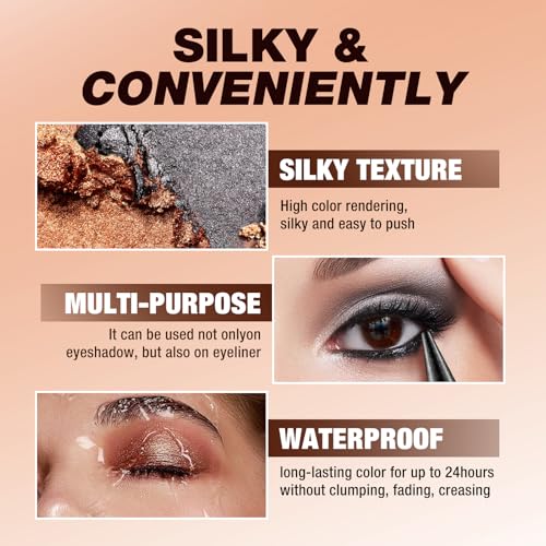 2-in-1 Gradient Eyeliner & Eyeshadow Stick Combo, Waterproof