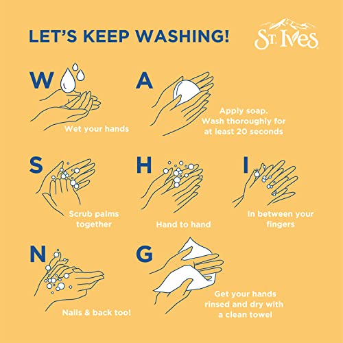 St. Ives Exfoliating Body Wash, Pink Lemon & Mandarin Orange 2-Pack ? Made with 100% Natural Exfoliants for Glowing Skin, 16 Oz Ea
