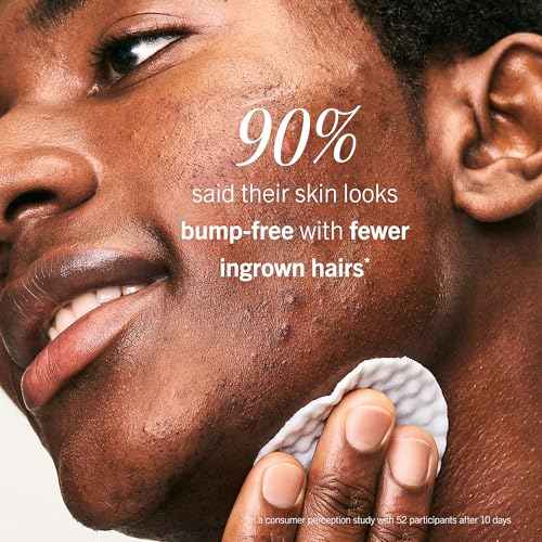 First Aid Beauty - Ingrown Hair Pads with BHA + AHA - Aftershave Treatment Pads to Help Prevent Razor Bumps for Men & Women - Exfoliate Underarms & Bikini Area - Compostable for Daily Use - 28 Pads