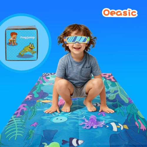 Oeasic Don’t Step in Octopus Kids Board Game – Blindfold Ocean Dodge fun for ages 4+