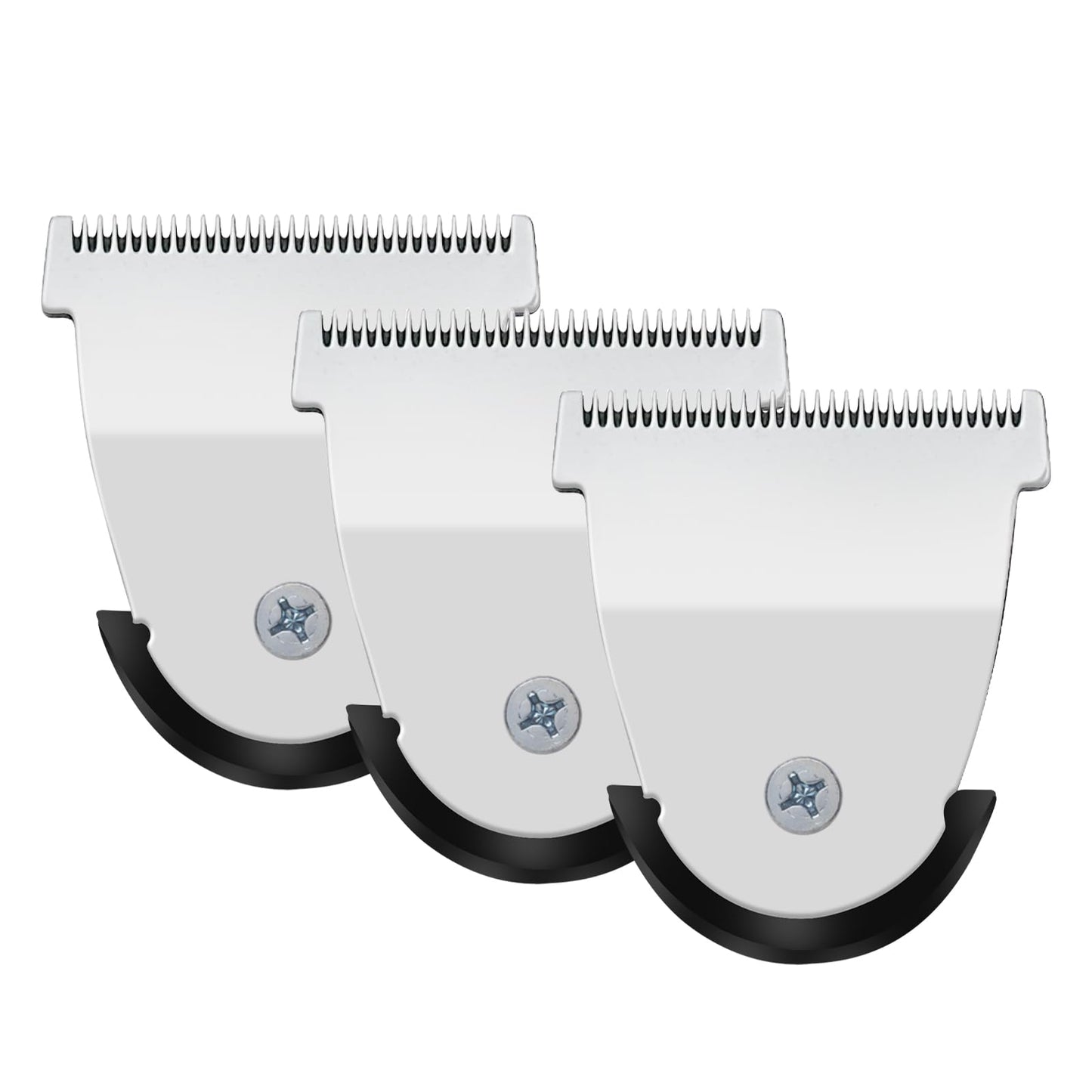 Professional Mag Timmer Clipper Replacement Blades #2111 Blade Compatible with Wahl Mag Trimmers 8841/8143 /8700- Fits Professional Barbers and Stylists(3 Pcs silver)