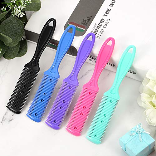 Boao 5-Piece Dual-Sided Hair Cutting Scissors & Razors