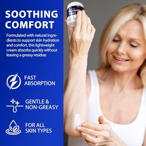 FANSHI Nerve Relief Cream Extra Strength Cream with Natural Oils - Fast Absorbing, Non-Greasy Gel-Cream for Muscle & Skin Comfort - 4.23 oz
