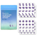 UV Detection Temporary Tattoos - 80 Pack Sunscreen Reminder