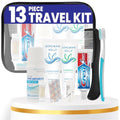 13-Piece Travel Toiletry Kit, TSA Compliant with Bag
