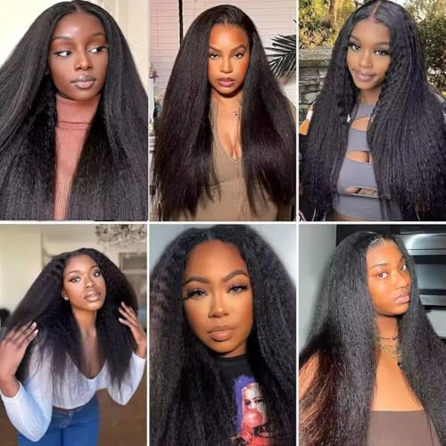 #1B Yaki Straight Human Hair Bundles 16 Inch 3-Pack