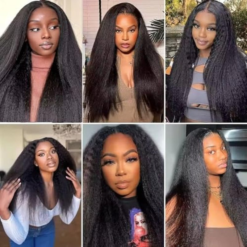 #1B Yaki Straight Human Hair Bundles 18 Inch 3 Pack