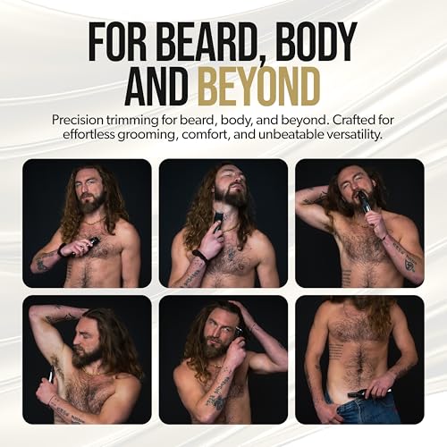 Varangian 6-in-1 Beard Trimmer - Titanium Blade, 17 Settings