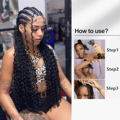 Boho Braiding Hair Curly Human Hair 2 Bundles 100g