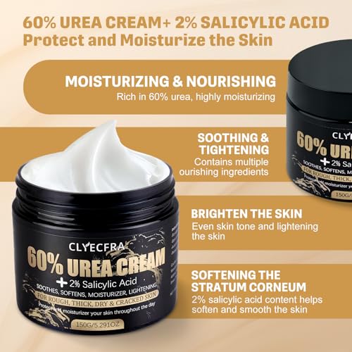 60% Urea Cream for Feet & Hands | Deep Moisturizing, 150g