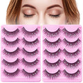 Rhinestone False Eyelashes - 20pc Diamond Faux Mink Lashes