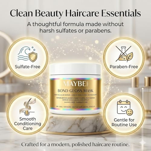 Paris Bond Gloss Hair Mask - Deep Repair & Moisture, 6.76 oz
