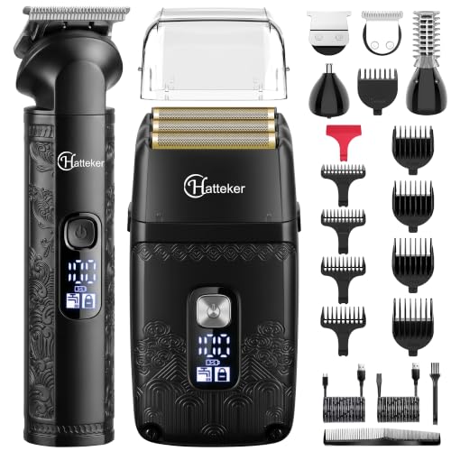 Hatteker Professional Hair Clipper & Foil Shaver Kit