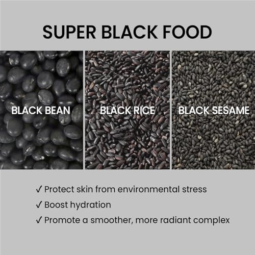 coxir BLACK SNAIL COLLAGEN EMULSION | Black Rice, Snail Mucin, Collagen, Hyaluronic Acid | Lightweight Face Moisturizer | Firming, Nourishing, Korean Skin Care [100ml/3.38 fl.oz] (Pack of 2)