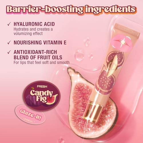 Charlotte Tilbury Juicylicious Candy Fig Lip Oil - Sheer Tinted Gloss with Hyaluronic Acid & Vitamin E