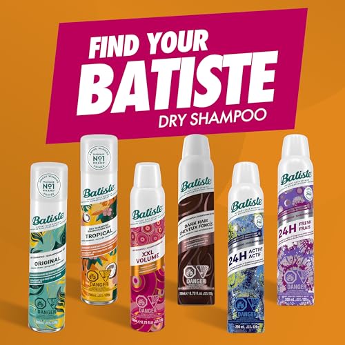 Batiste Instant Hair Refresh Dry Shampoo XXL Stylist Volume, 200 ml (120 g)