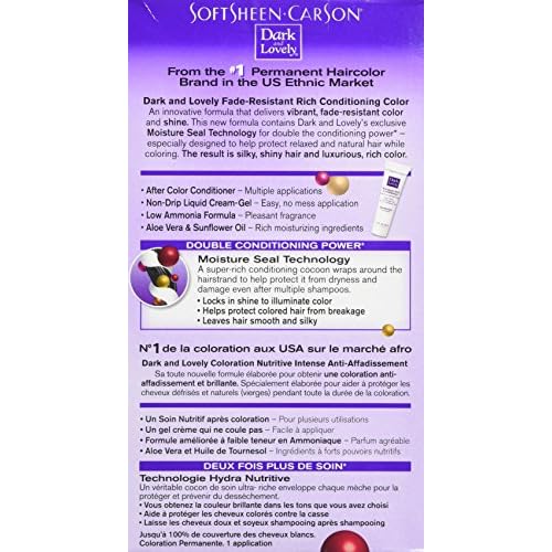 SoftSheen-Carson Long-Lasting True-to-Tone Colour, Permanent, Honey Blonde 378 (Pack of 3)