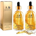 2Pcs Ginseng Polypeptide Anti-Ageing Essence, Ginseng Gold Polypeptide Anti-Ageing Essence, Ginseng Serum, for Tightening Sagging Skin Reduce Fine Lines (100 ml)
