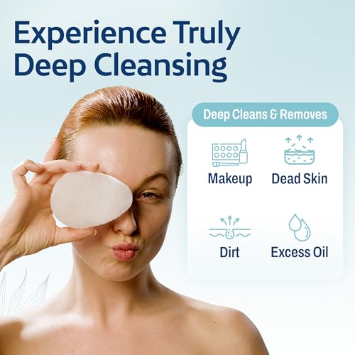 HartFelt Reusable Facial Scrubbers 8ct | Exfoliating Sponges
