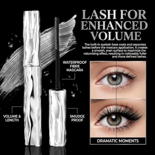 Waterproof Tubing Mascara for Volume & Curl Without Clumping